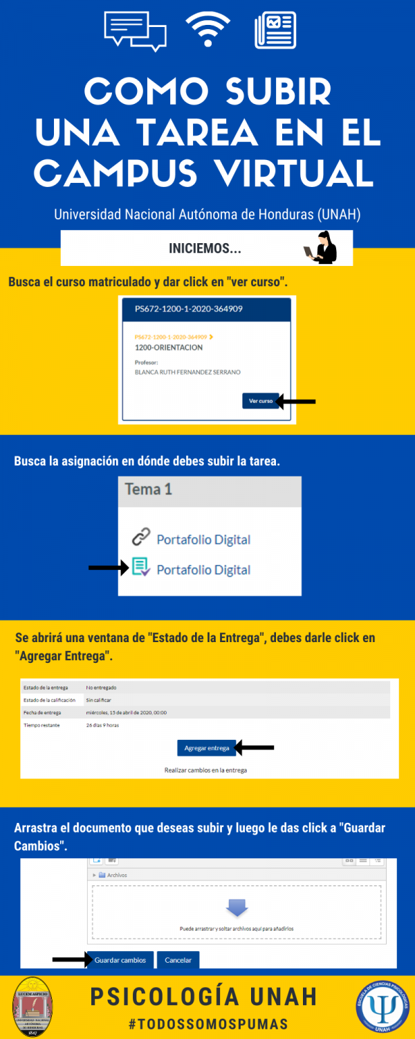 como subir tareas al campus virtual