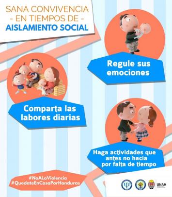 sana convivencia en aislamiento social